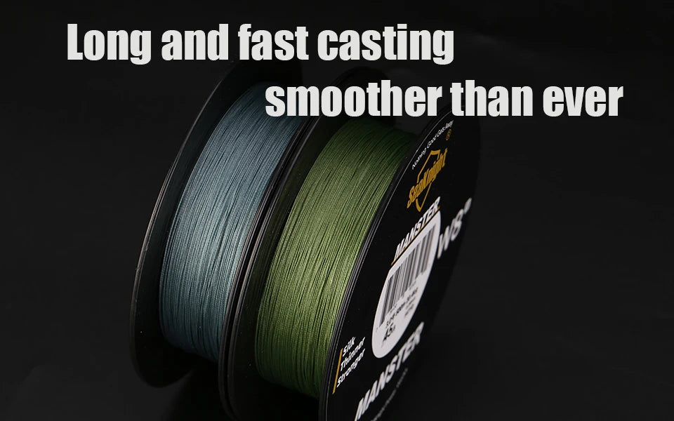 SeaKnight Brand W8 II Series Fishing Line 8 Strands 500m 300m anti-UV anti-saltwater Coating, Multifilament PE Line Braided Wire