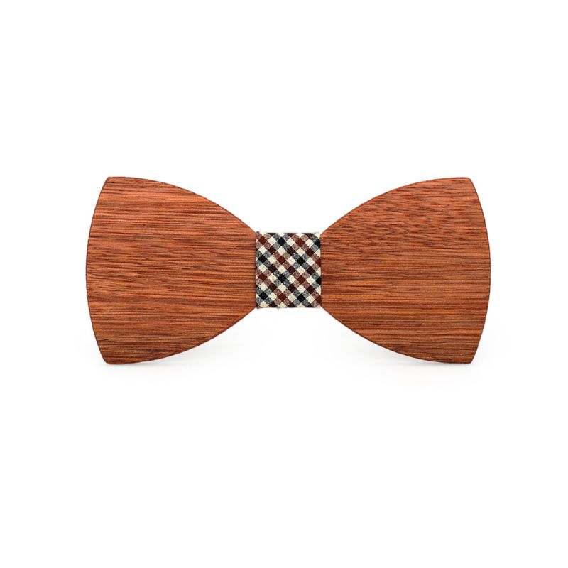 Novelty Design 3d Wooden Tie Pocekt Square Cufflinks Fashion Wood Bow Tie Wedding Dinne Handmade Corbata Wooden Ties