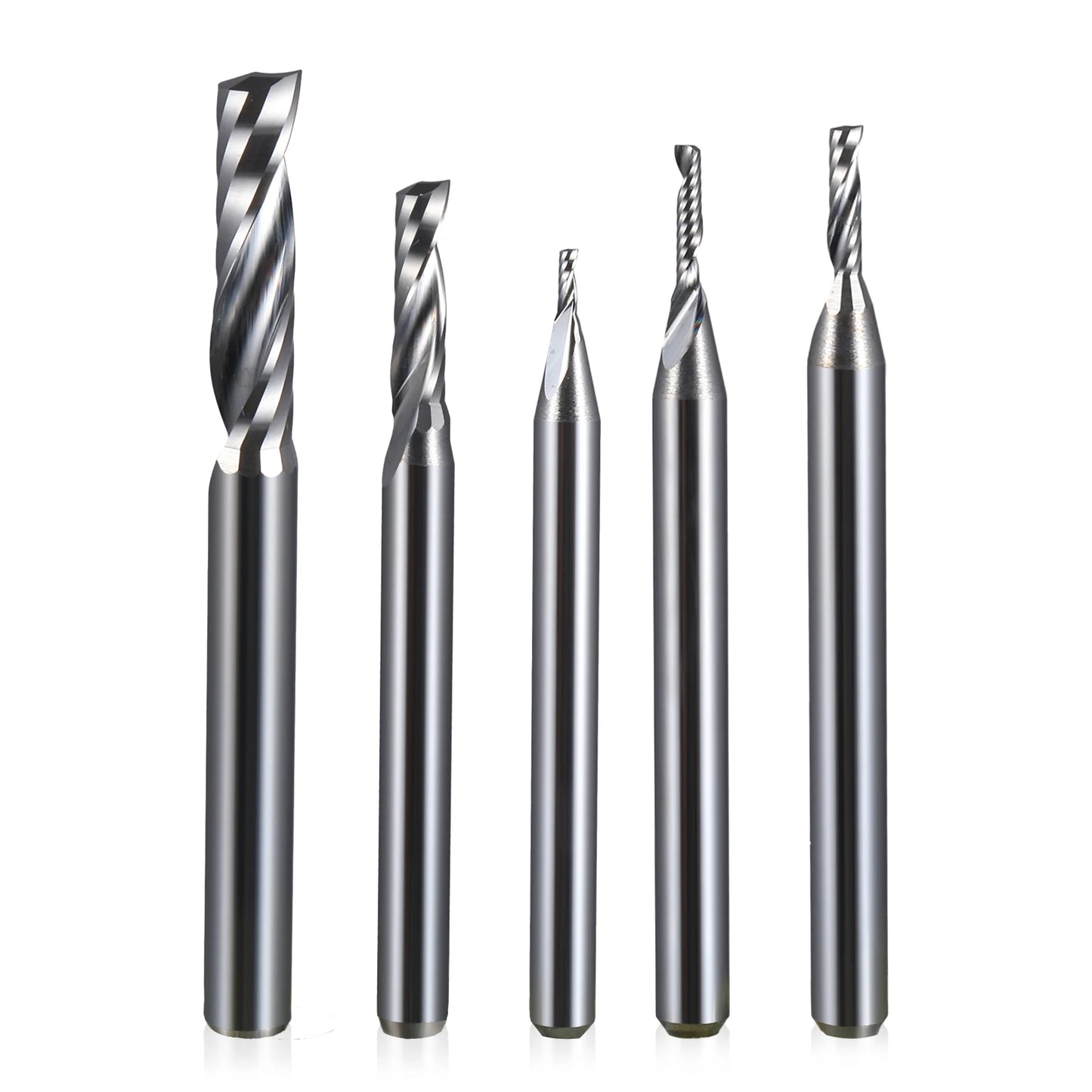 HOZLYCED Singleflute Spiralfräser - Ø3.175-8mm 38-80mm