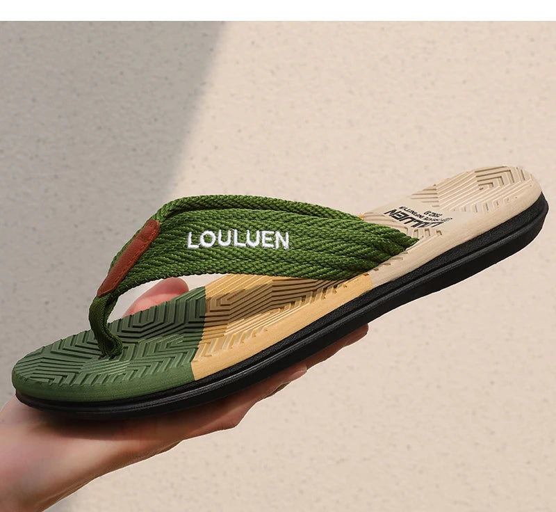 Hohe Qualität Heißer Verkauf Männer Flip Flops Sommer Strand Flip Flops Männer Mode Atmungsaktiv Casual Strand Männer Hausschuhe Sommer Outdoor