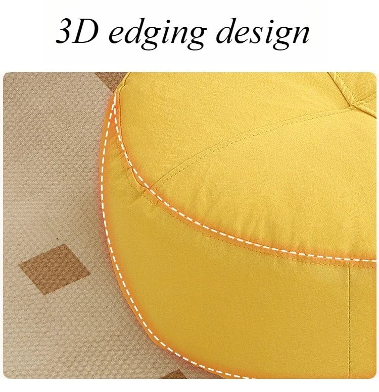 Hubei Dickes Bodenkissen - Größe 40x40 cm, Dicke 8 cm, Samt