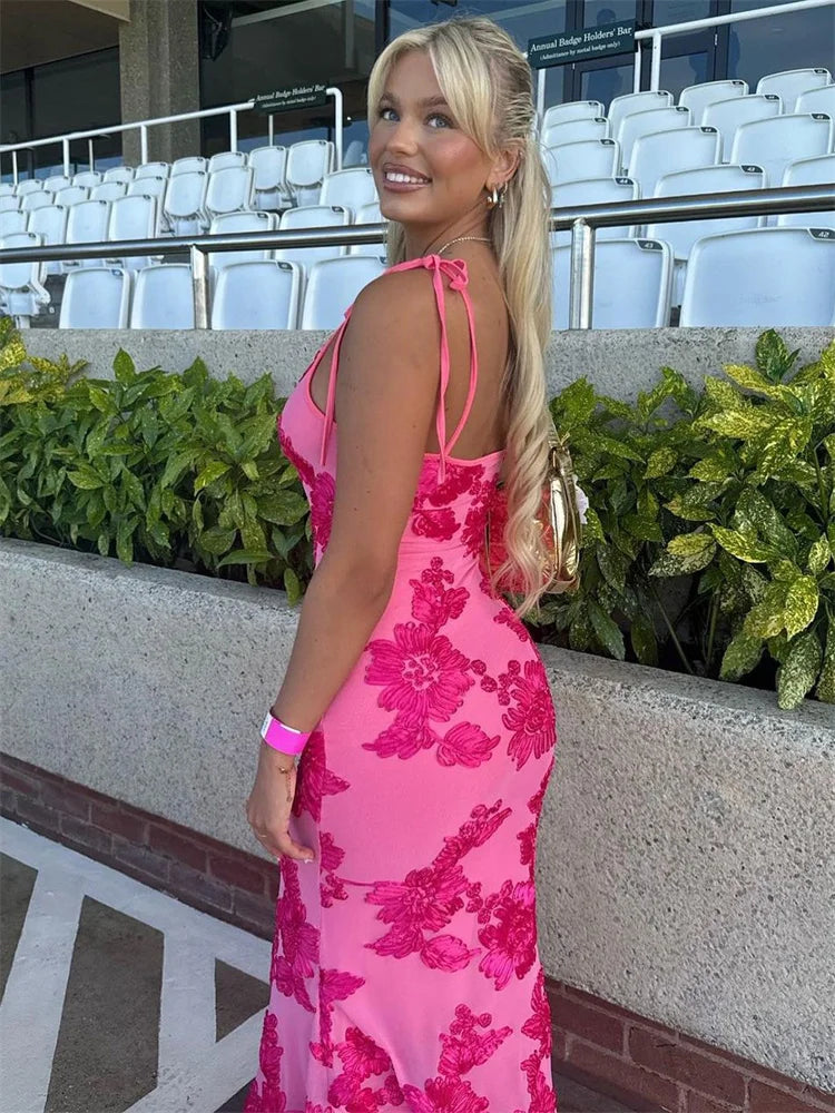 Rochie mini cu imprimeu floral, fără spate, Tossy, elegantă, de lux, Patchwork, bandaj, rochie de petrecere, îmbrăcăminte, volane, rochie mini pentru femei