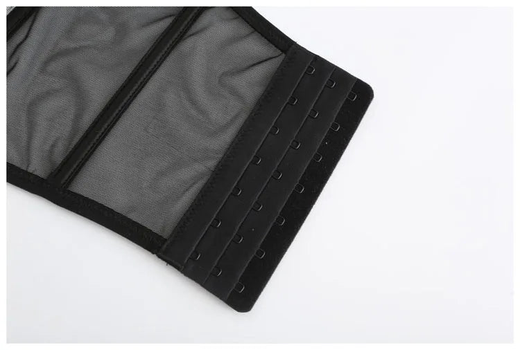 Frauen Push Up Transparent Lingerie Neu elegant Shaper BH Dünn Beauty Rücken Unterwäsche Weiblich Fischgräte Gaze Bralette