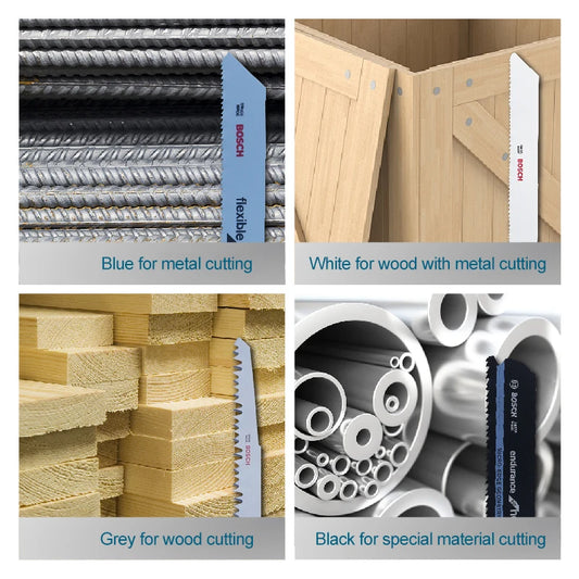 Bosch Reciprocating Saw Blade Universal Wood Metal Cutting Saber Saw Blades Electric Saw Saber for Bosch Gsa 18V/12V Accessories