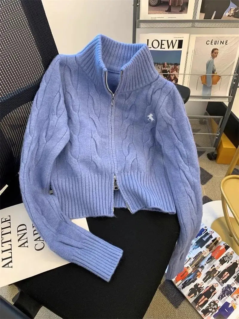 Cardigan coreean elegant SITMCFCN - Mărimea S, Material Poliester