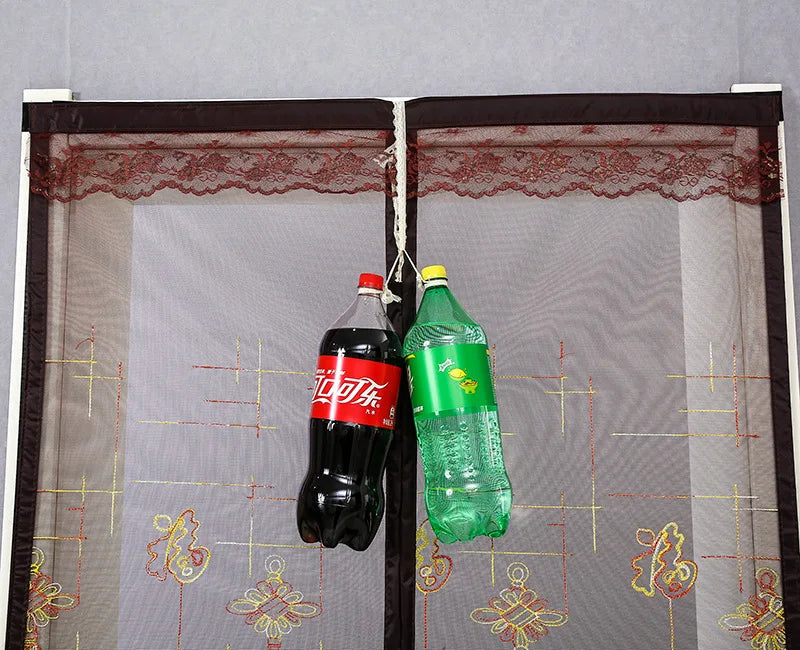 Door Curtain Summer Anti-mosquito Household Magnetic Screen Door Screen Magnet Pair Suction Partition Curtain Free Punch