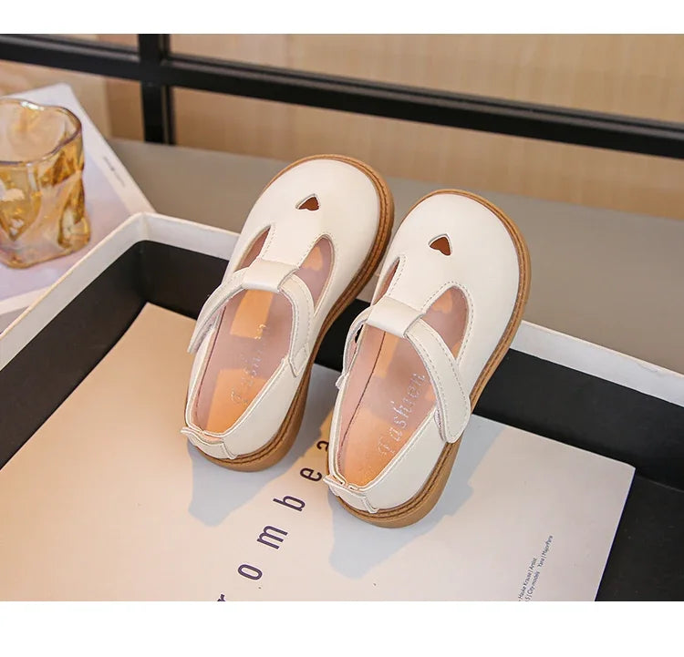 Lina Prinzessin Lederschuhe T-Riemen - Größe 20-27 Weich