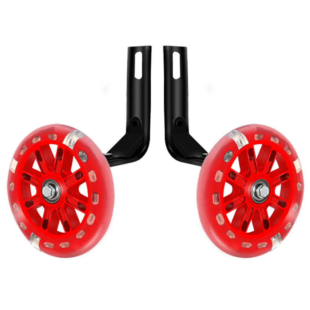 Stability Enhancing Bicycle Support Wheels for Children Suitable For Use With Popular Sizes of For kids' Bikes (14 20 Inches)