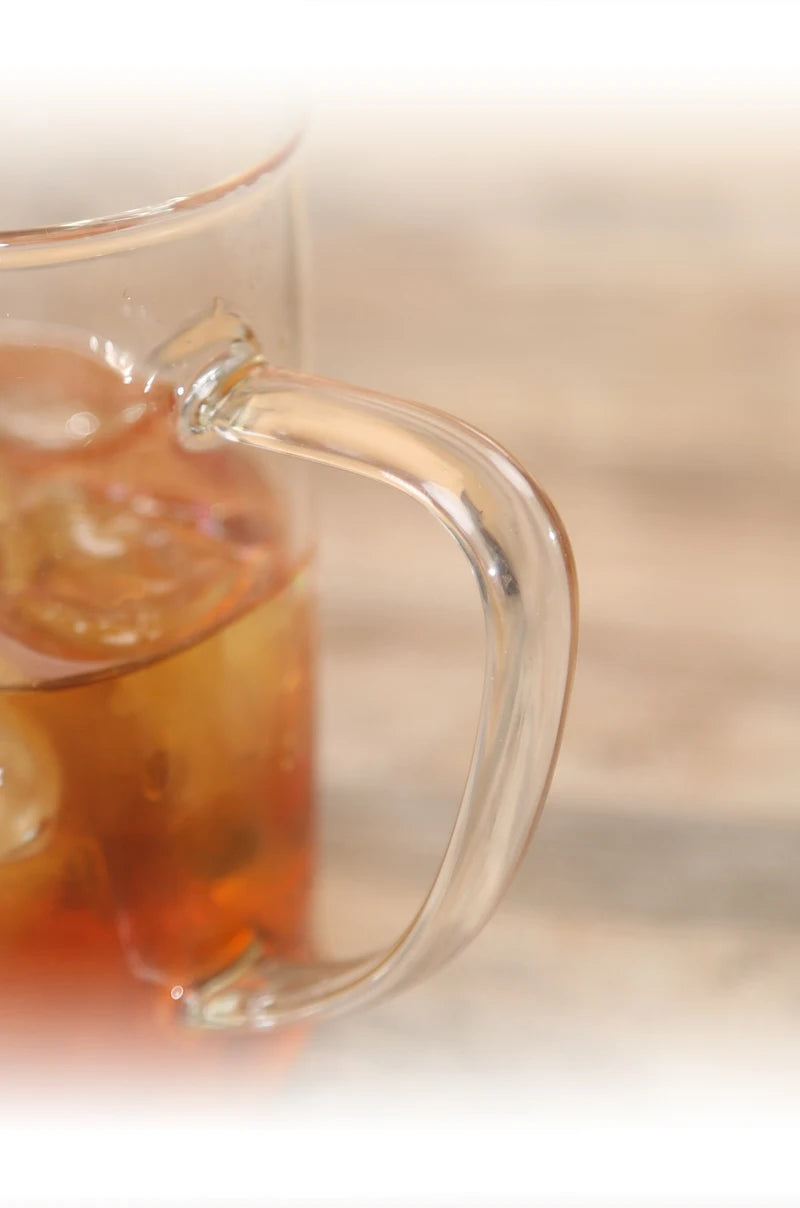 Glass Pour Over Coffee Server with Dot Scale Brewed Coffee Sharing PotHeat Resistant Hand Made Drip Coffee Pot 300ml/500ml