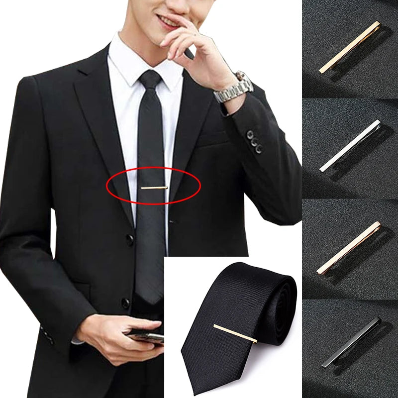 Neuer Fashion-Mens-Tie-Clips-Metal-Necktie-Daily-Business-Wedding-Ceremony-Tie-Clip-Pin-Mens-Fashion-Party-Jewelry-Accessories-Gif