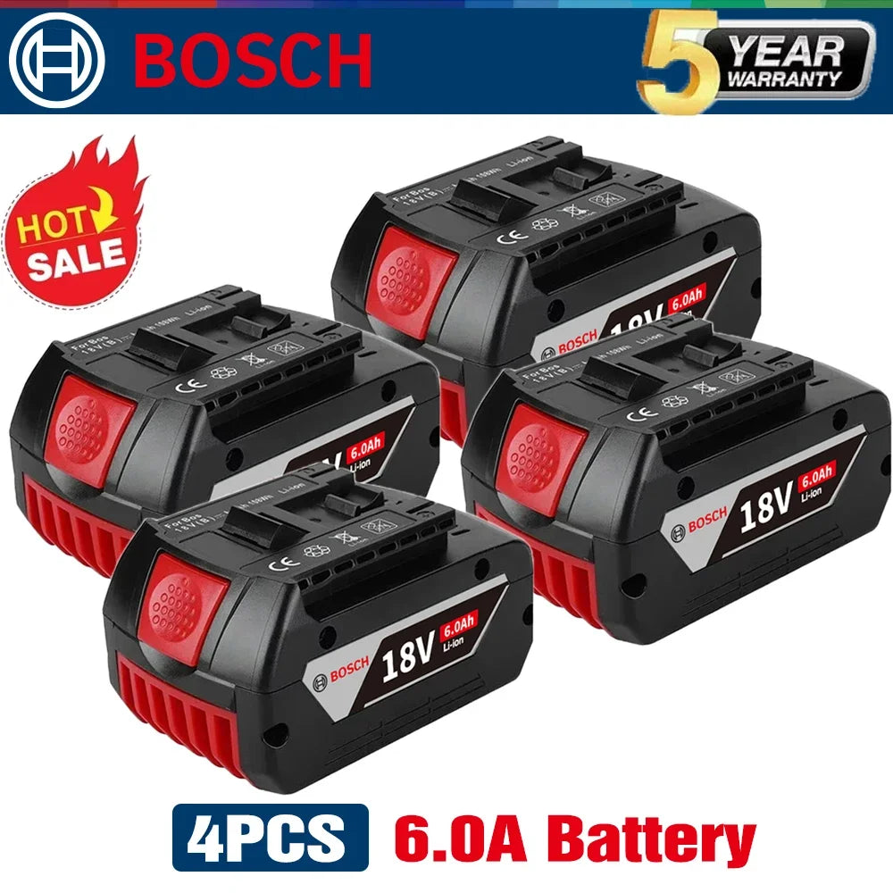 Original 18V Bosch Replacement Battery For Bosch 18V Professional Systeem Draadloze Tools Bat609 Bat618 Gba18v80 21700 Cell