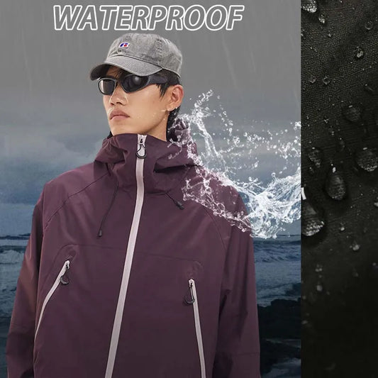 OutdoorPro Wanderjacke Wasserdicht - Unisex 700g S-XXL