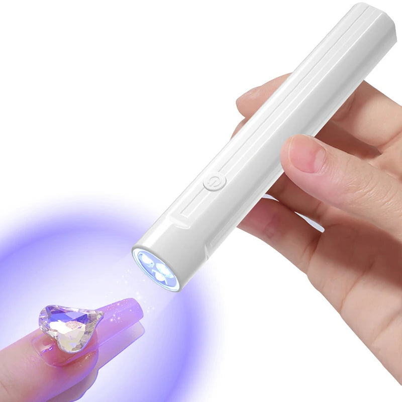 Handheld Uv Light For Gel Nails Dryer Led Uv Lamp Nail Polish Drying Lamp Portable Flashlight Led Lamp Mail Tools