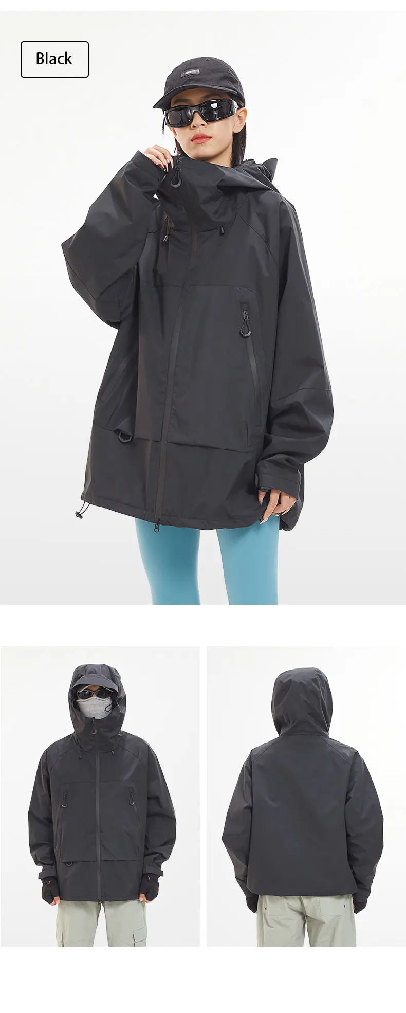 OutdoorPro Wanderjacke Wasserdicht - Unisex 700g S-XXL