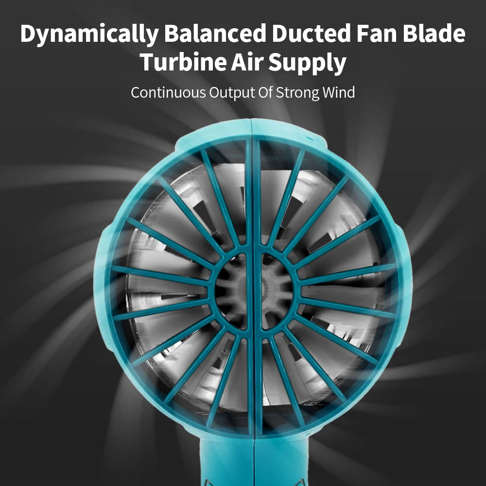 Electric Blower Cordless High Power Powerful Handheld Blower Dust and Snow Remova Leaf Turbine Fan for Makita 18V-21V NO Battery