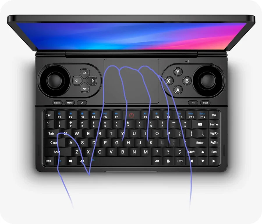 Consola portabilă de gaming GPD WIN Mini - 7", 32GB/1TB, 8 nuclee, 3.3GHz