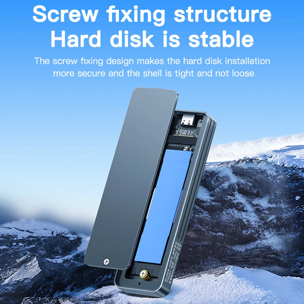 SSD-Gehäuse 2025: Meetiger M.2 SSD Enclosure - 10Gbps USB3.2 Type-C Aluminum NVMe SATA Collection