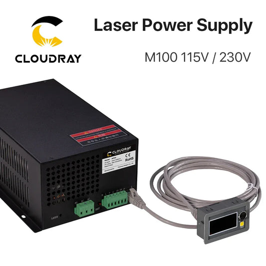 Cloudray 80-100W CO2 Laser Stromversorgung für CO2 Laser Gravur Schneid Maschine M100W Kategorie - Golden Bridge Store