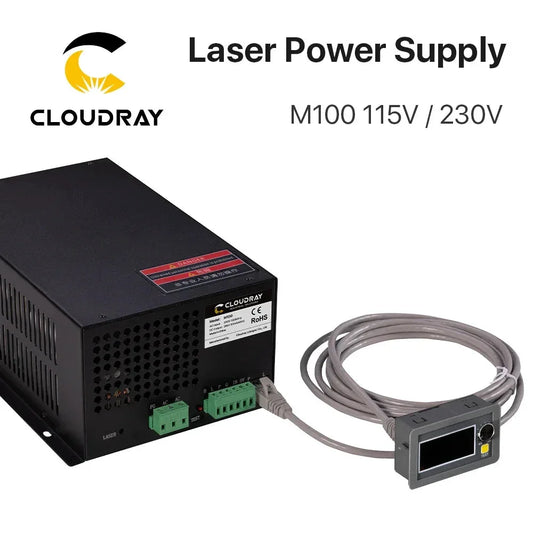 Cloudray 80-100W CO2 Laser Stromversorgung für CO2 Laser Gravur Schneid Maschine M100W Kategorie - Golden Bridge Store