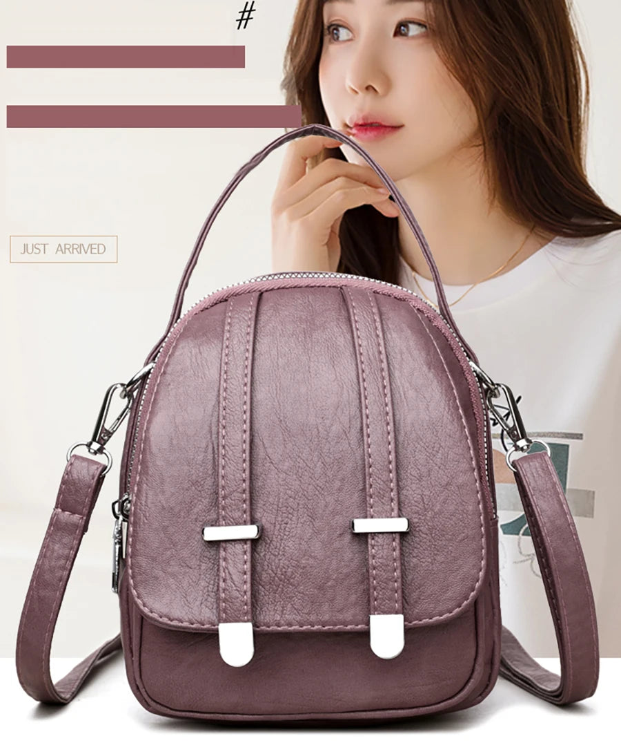 Fashion Multilayer Crossbody Bags For Women 2024 Luxury Designer Brand Leather Shoulder Messenger Bag Ladies Purses and Handbags