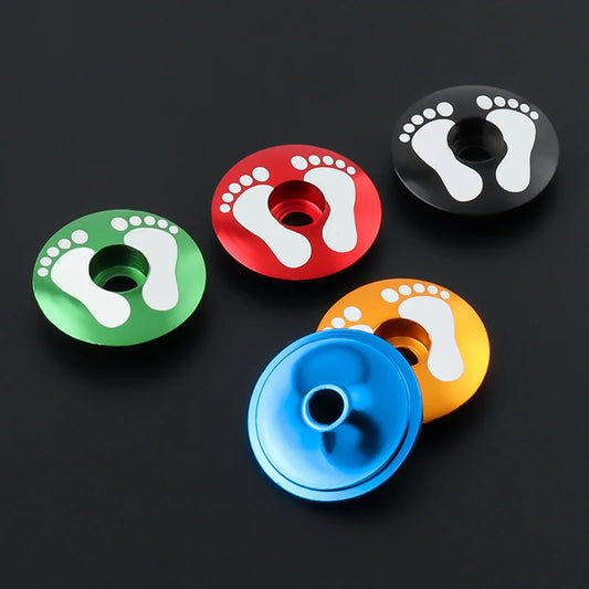 MUQZI Berg Fahrrad Steuersatz Abdeckung Aluminium Legierung Ultra-Leicht Schüssel Abdeckung Rennrad Fixed Gear Faltteile Steuersatz Top Kappe