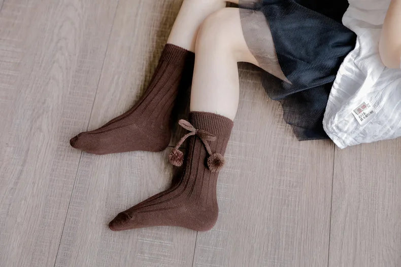 Kawaii Prinzessin Kniehoch Socken - Größe 0-4J Baumwolle