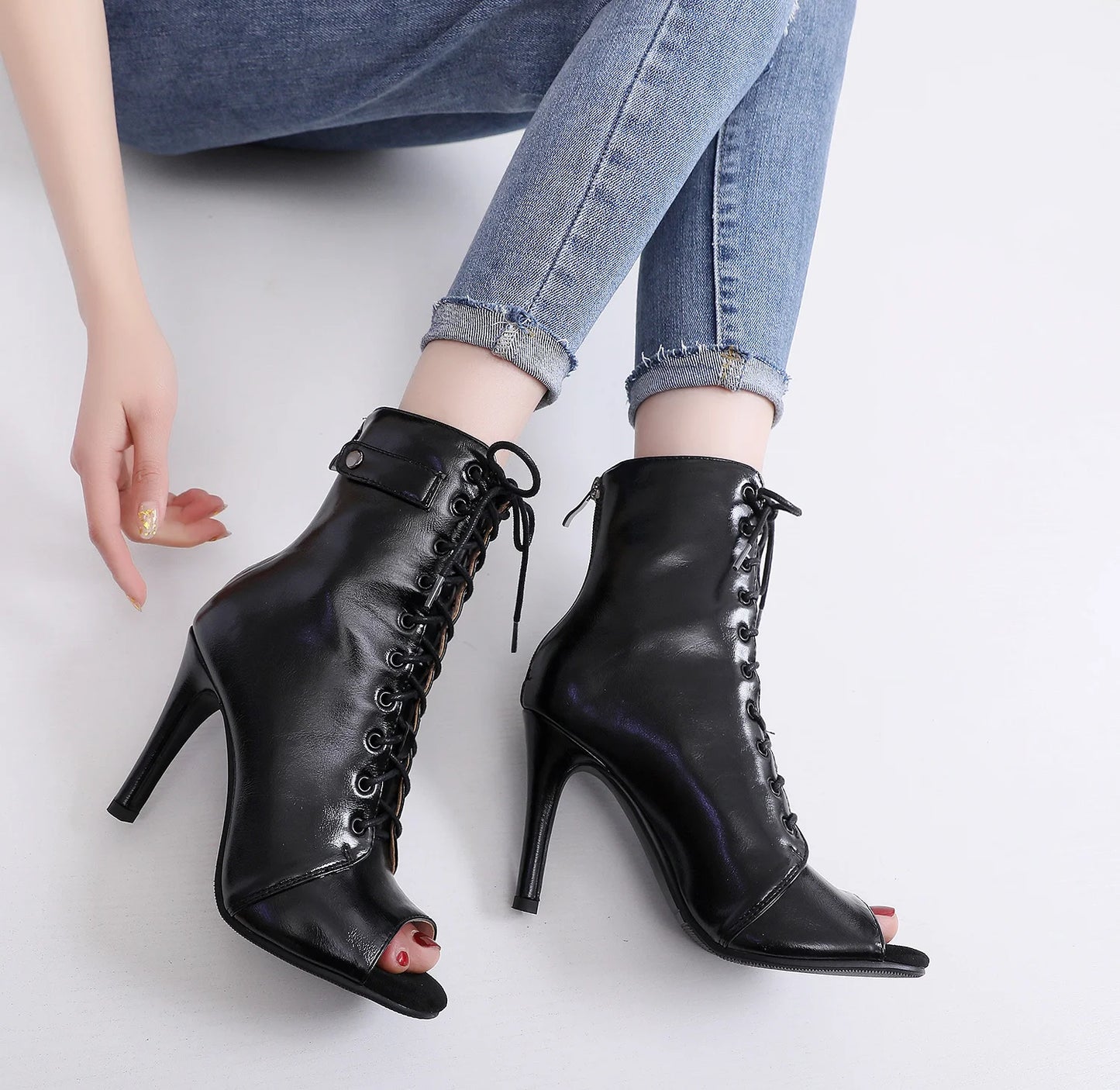 Women's 2020 Brand Party Boots Women's elegant stilettos High Heels Footwear Women Latin dance heels shoes Latin 2020 For Ballroom