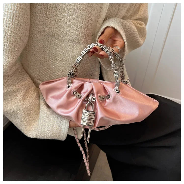 New Fashion Chain Handbags for Women Luxury Crossbody Bag Designer Shoulder Bag Black Female Purse Sac Femme
