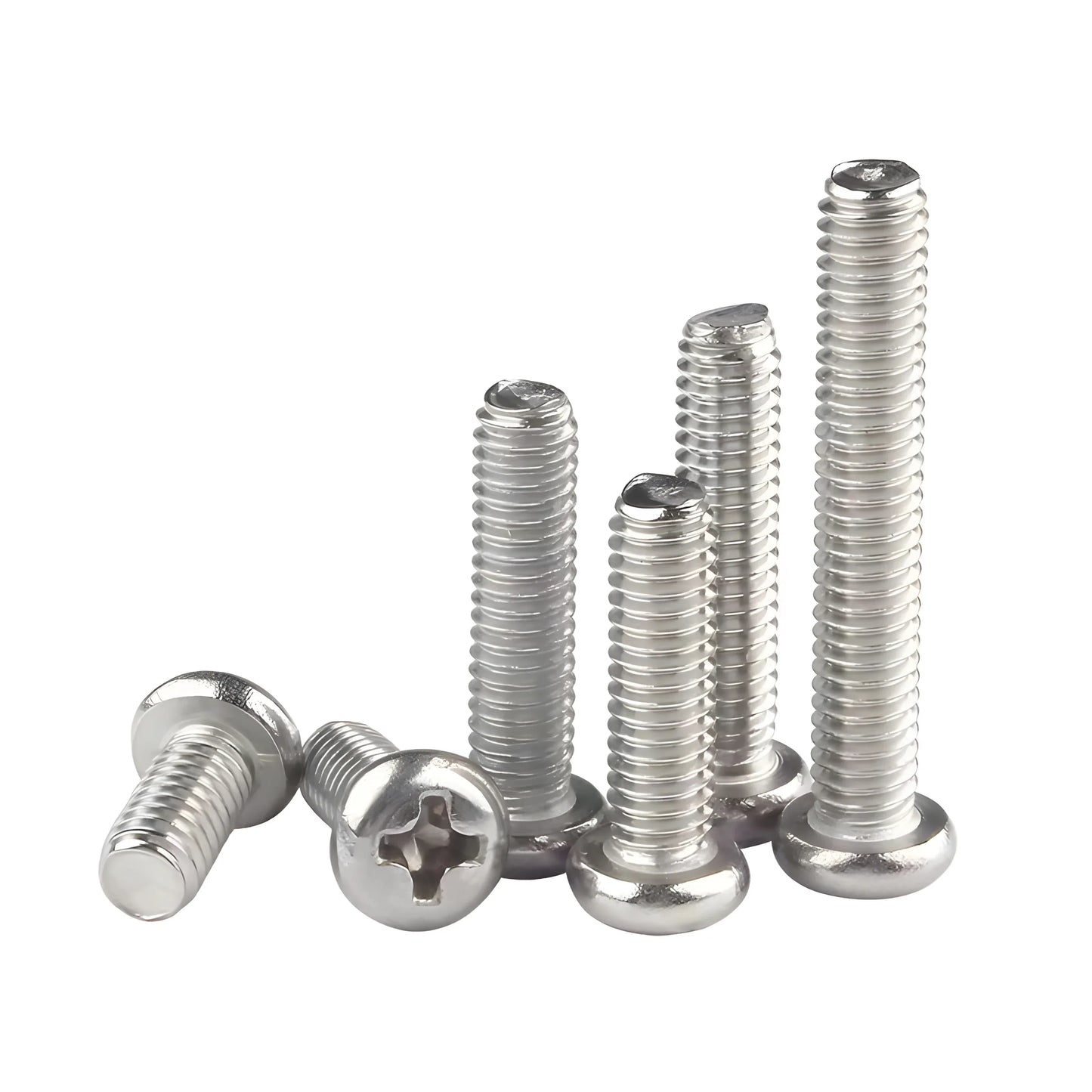 DIY Supplies Rundkopf Schrauben - Edelstahl M2-M8 3-100mm - Golden Bridge Store