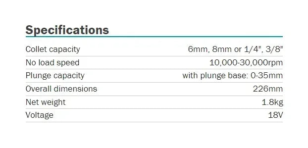 Makita DRT50 Cordless Trimmer Rechargeable Trimming Machine Brushless Slotting Tool Milling Woodwork Engraving Machine Original