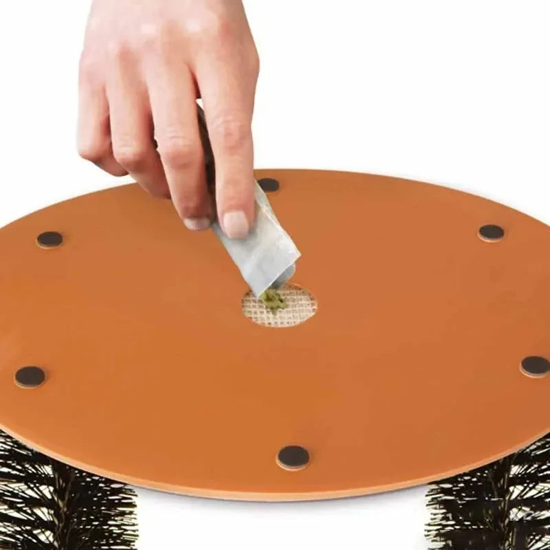 Katzenspiel Bogen Selbstpflege - Holz ohne Akku 38x25cm