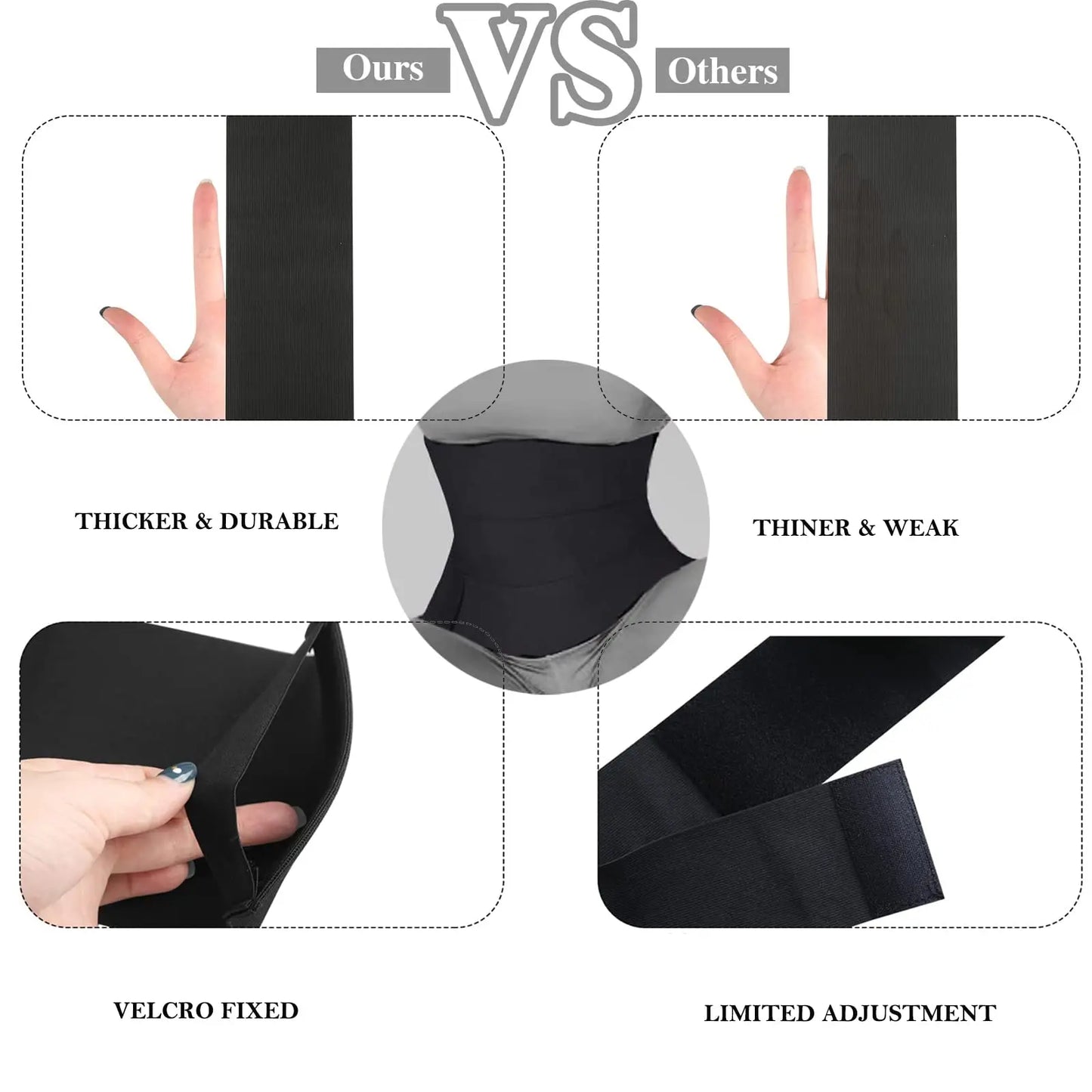 Taillen Trainer Gürtel für Damen - Taille Bandage Wraps Bauch Schweiß Wrap - Plus Size Bauch Body Shaper Workout Trimmer Gürtel