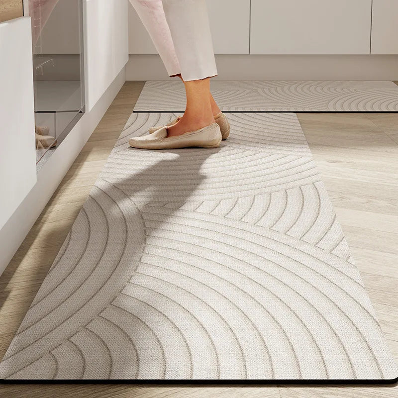 Anti slip kitchen floor mat,Water absorbing rug,Fashion pattern decoration carpet,Multi functional door mat,Bathroom floor mat