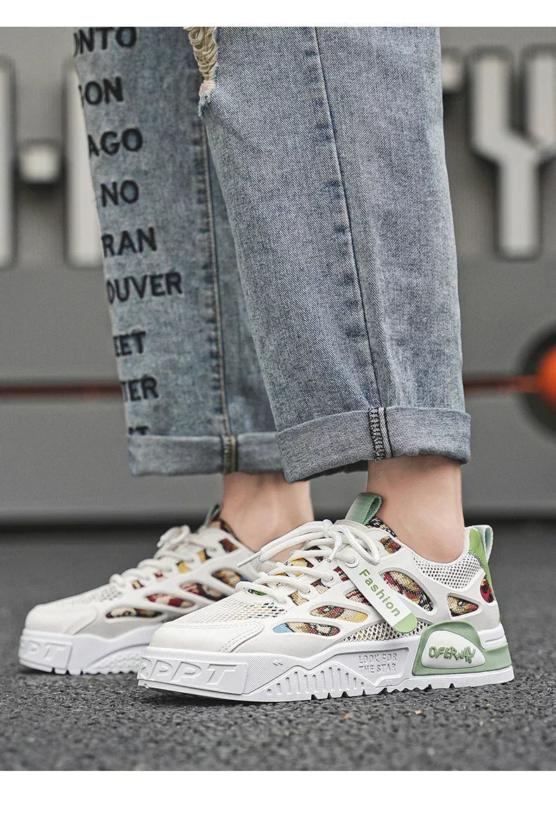 Zapatillas Hombre 2024 - Adidași de lux pentru skateboard, Tenis Masculino Respirable și Cómodo (Casual/Running)