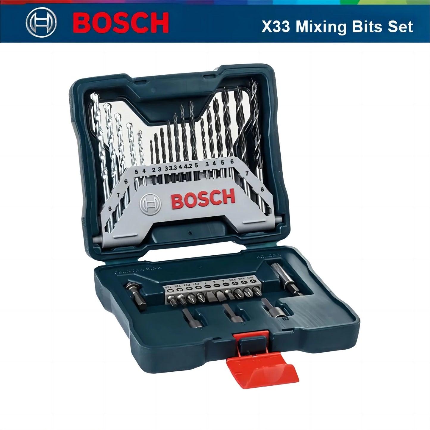 Bohrer-Set 2025: Bosch X33 Drill Bit Screwdriver Bit Professional 33 Pcs - Mixing Set Work Bosch Power Tools GSB/GBM/TSB/TBM/TSR Series Collection