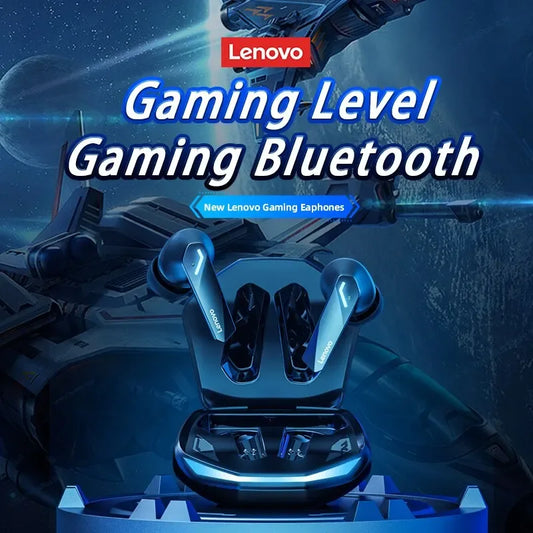 Gaming-Kopfhörer 2025: Lenovo GM2 Pro Bluetooth 5.3 - Sports Wireless In-Ear Low Latency Collection - Golden Bridge Store