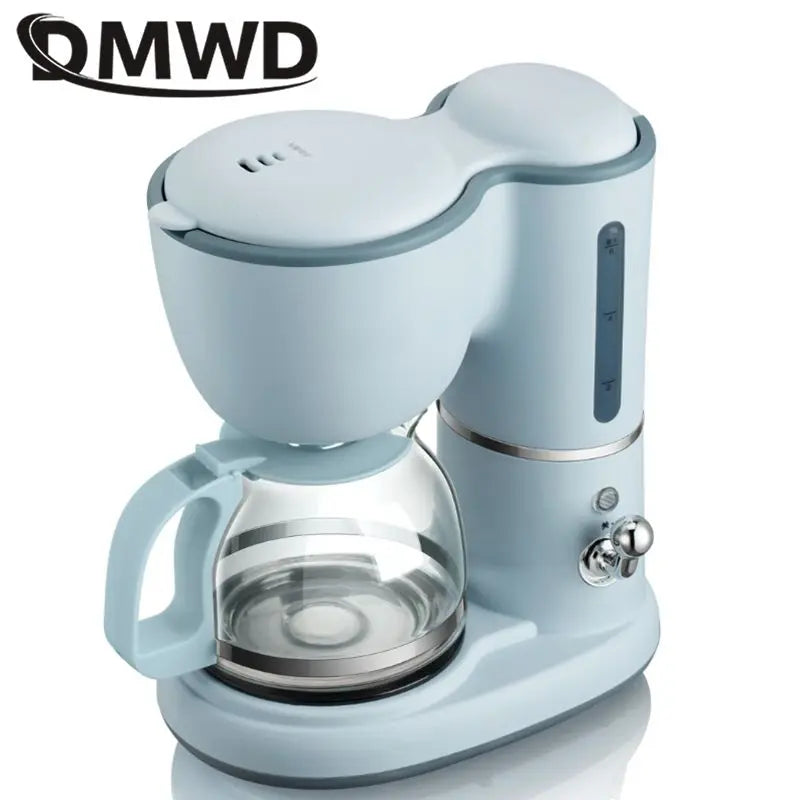 Fully Automatic Drip Coffee Maker Drip filter 600ml American coffee machine Tea Boiler Espresso Maker for home office 220V