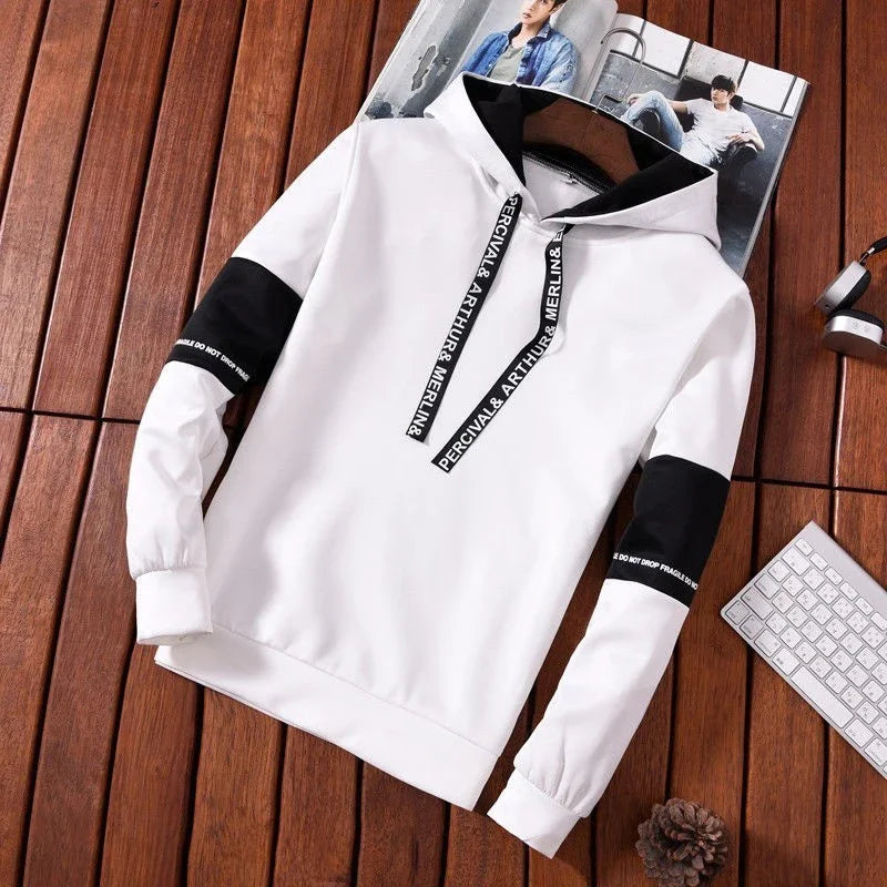 Fudong Trainingsanzug Kapuze - Polyester Herbst Winter L