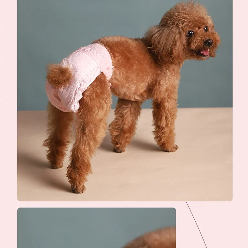 MOONBIFFY Einweg-Hundewindeln Superabsorption - 10 St, M