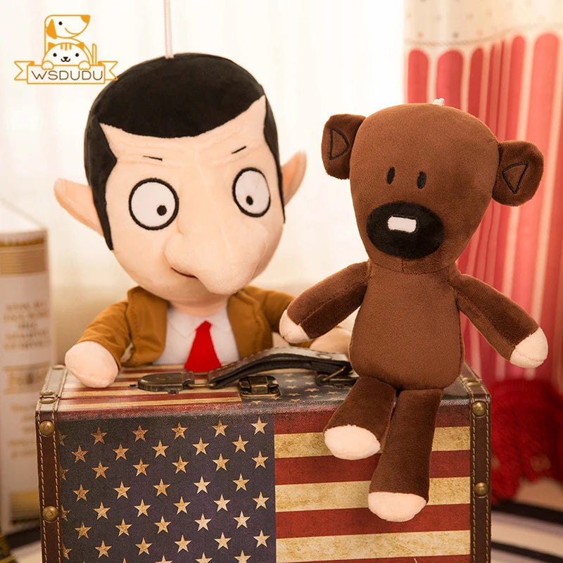 Fun Bear Plush Toy Kawaii Cartoon Bean Figures Small Cute Animal Baby Stuffed Doll Mini Pillow Decor Adorable Soft Girl Kid Gift