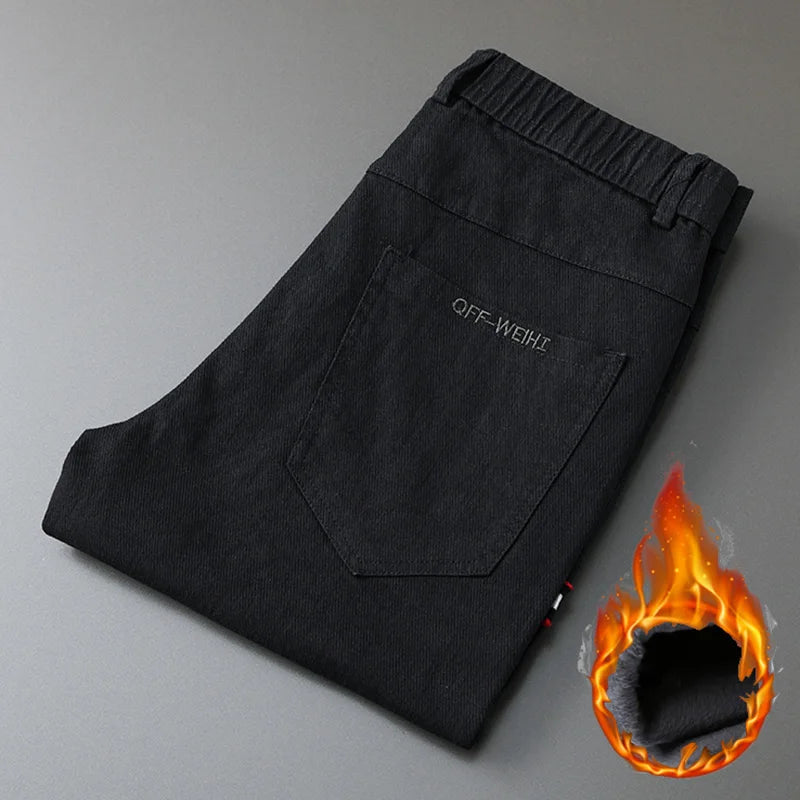 Pantaloni CN Warmfleece - Talie elastică din bumbac, model standard