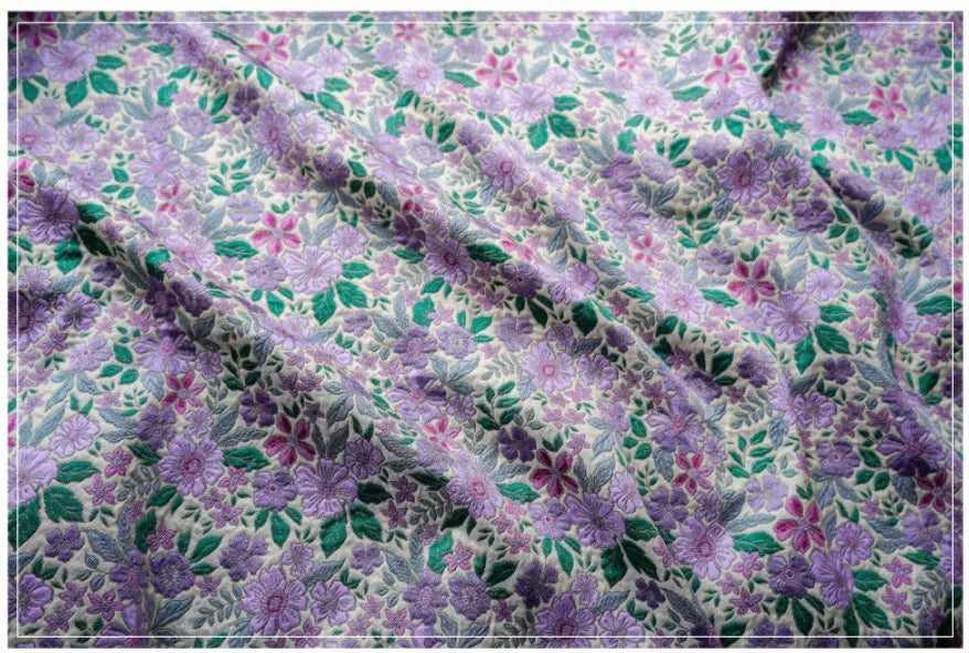 Jiangsu Jacquard Stoff - 100% Polyester Breite 145 cm