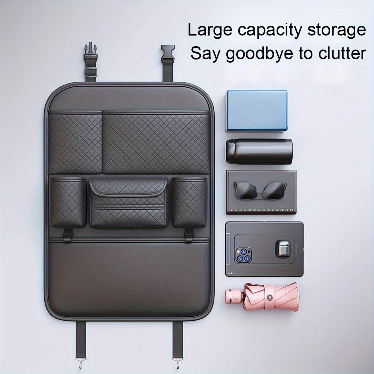 Auto Sitz Rücken Aufbewahrung Tasche 2025 - Hängende Tasche Multifunktional - Car Seat Tissue Box Organizer Interieur Dekoration