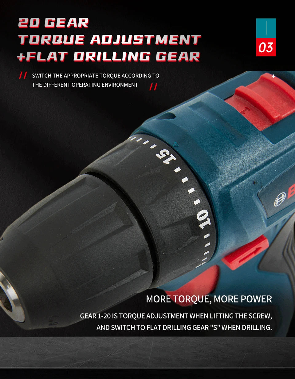 Bosch Professional Elektrobohrer GSR120-LI 12V Akku Elektro Hand Bohrer Multi-Funktion Heim DIY Schraubendreher Elektrowerkzeuge