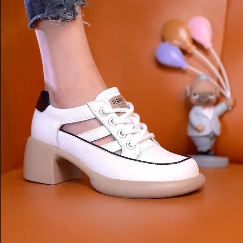 QUEZHOU Damen Keilabsatz Sandalen - 5cm Absatz, Plateau