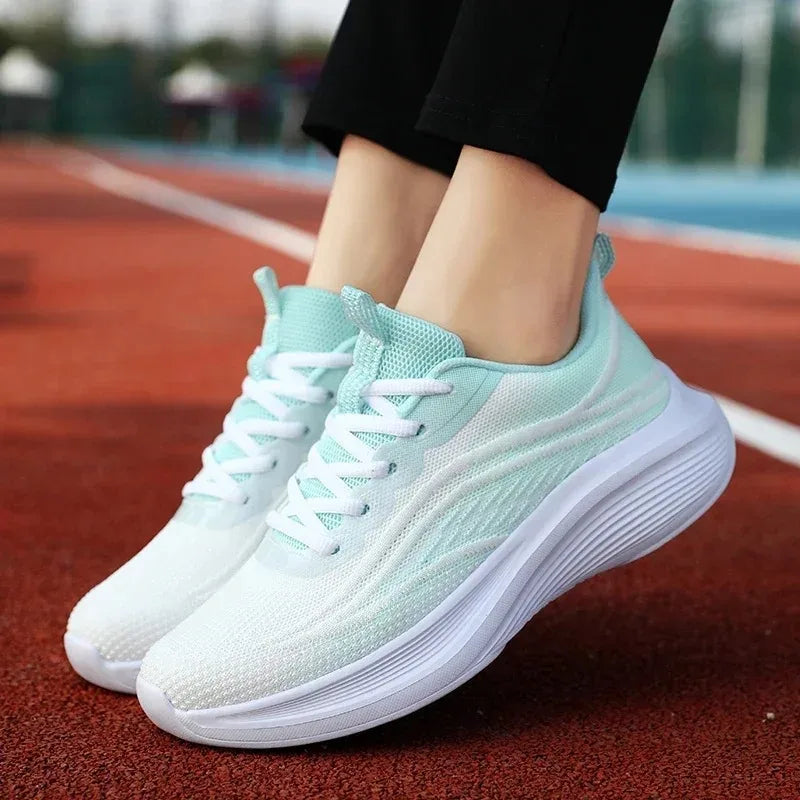 Laufschuhe 2025: Womens Running Shoes Breathable Sport Tennis Sneakers - Athletic Outdoor Gym Training Jogging Walking Shoes Ladies Collection