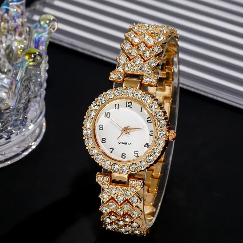 Trendiger Digitaler Rhinestone-Damen-Schmuck, Stilvoller Quartz-Armband, Elegante Damen-Uhr, Heißer Verkauf-Design