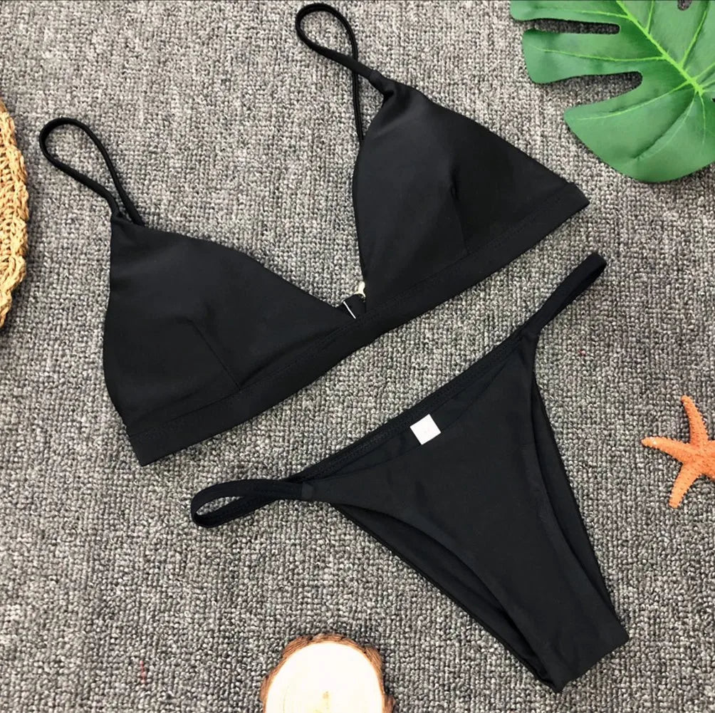 Para Praia 9 Farben Push Up Bikini - 85 Nylon 15 Spandex