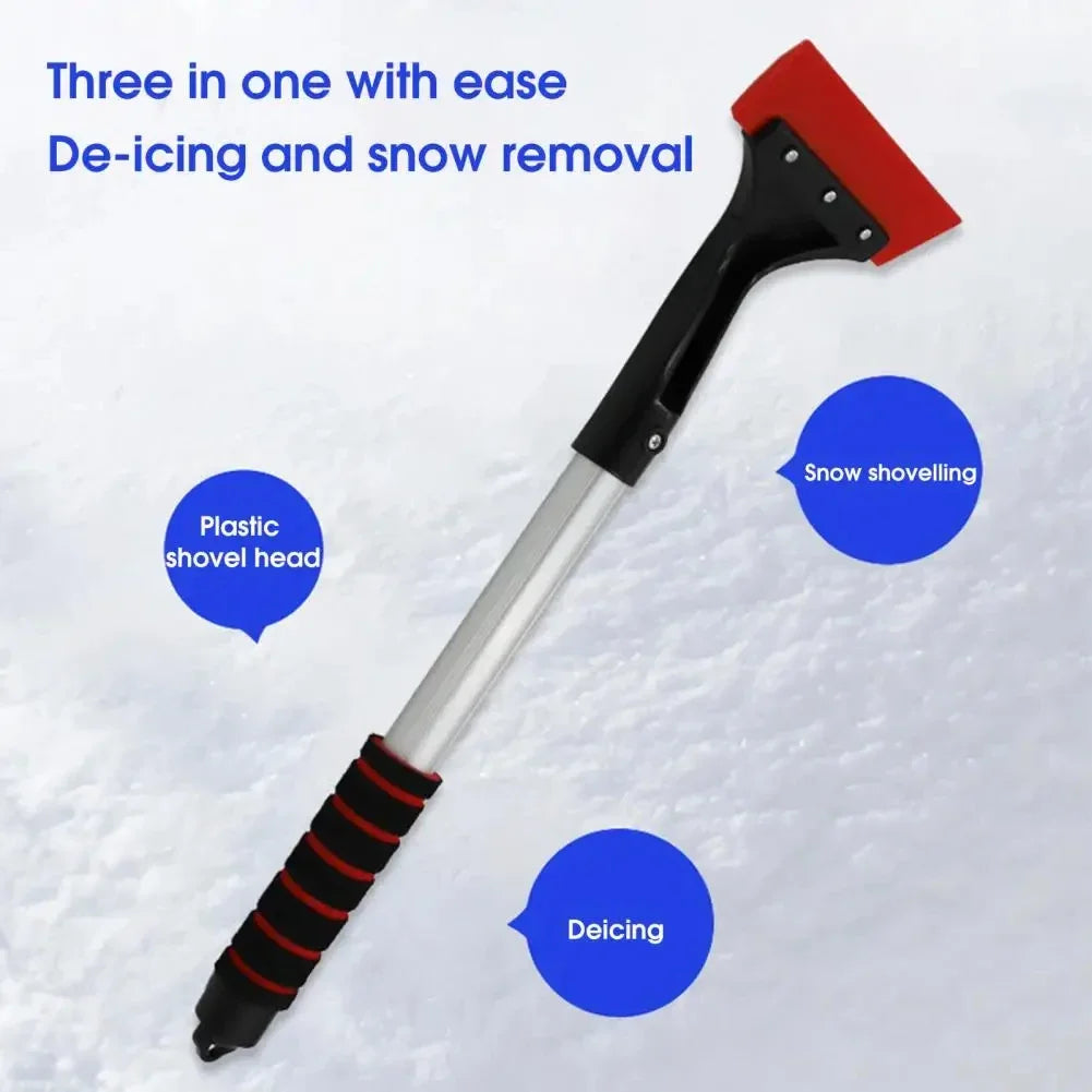 Car Snow Shovel Non-slip Ice Scraper Multifunctional Grip De-icing Tool Winter Car Window Windshield Ice Scraper Car Accessories