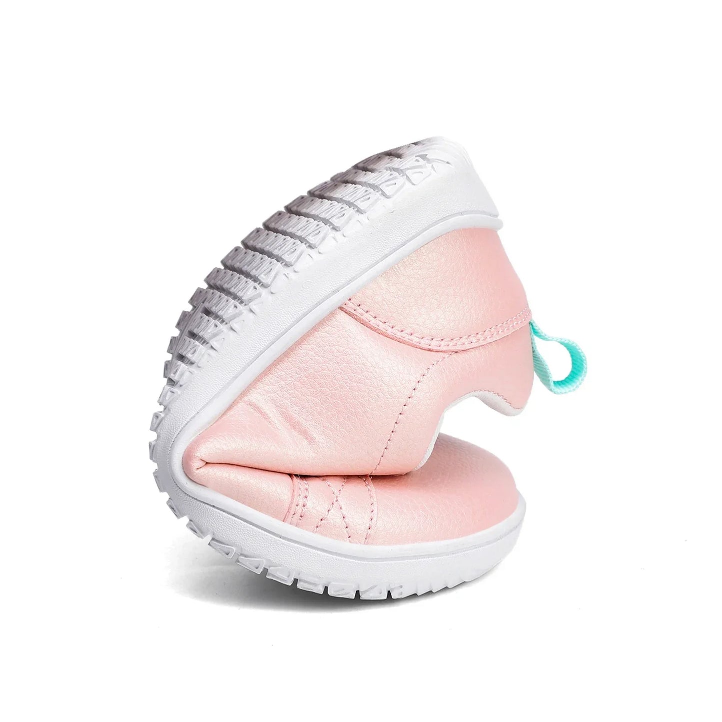 Jungen Mädchen Barfuß Schuhe - Kinder Weite Zehen Minimalistische Mode Sneaker - Leichtgewicht Klettverschluss Kunstleder Walking Flats